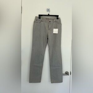 NWT J Jill slim leg denim jeans in grey wash